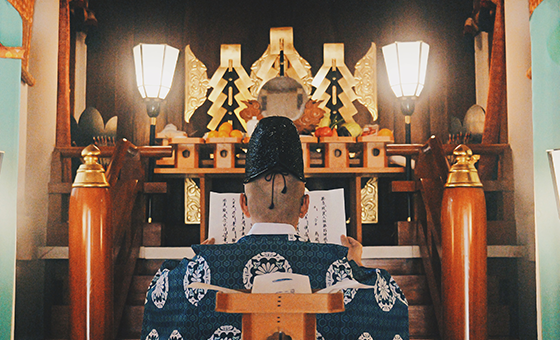 祝詞(のりと)奏上の画像